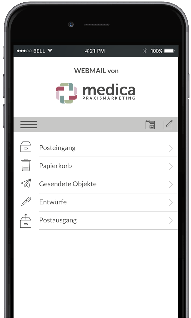 Webmail bei medica